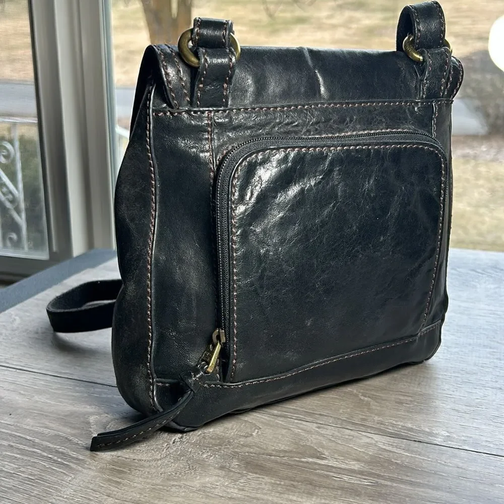 Fossil cute bag, tote purse chocolate brown - Picture 3 of 6